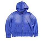 Plain Rhime stone Zip Up Hoodie