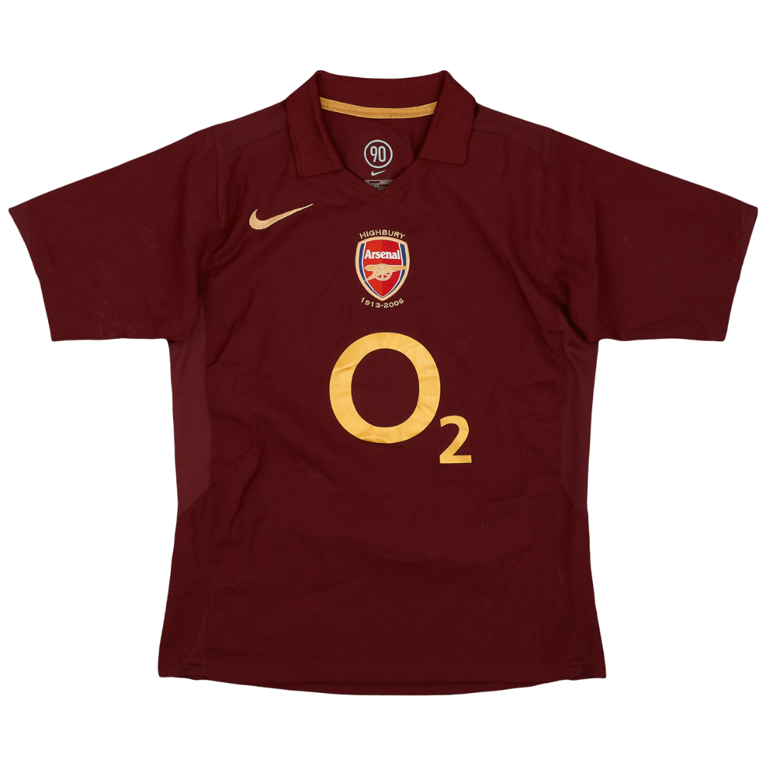 Arsenal 2005/06 Maroon Highbury Jersey