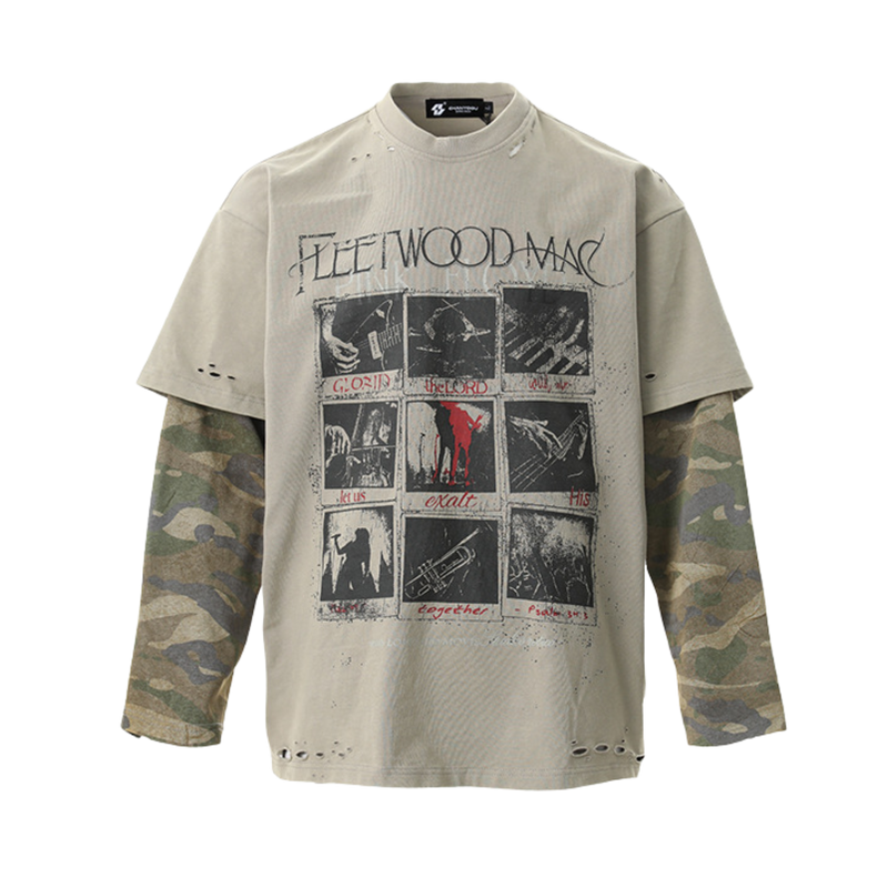 Fleetwood Camo Long-Sleeve tee