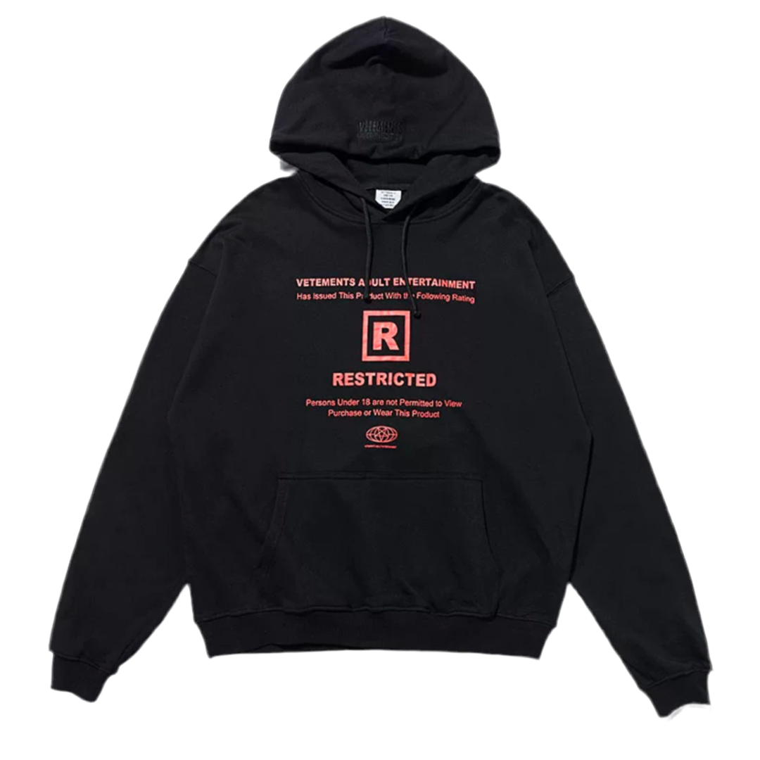 Vetements 'Restricted' Logo Hoodie