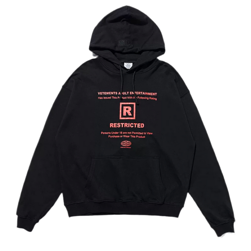 Vetements 'Restricted' Logo Hoodie