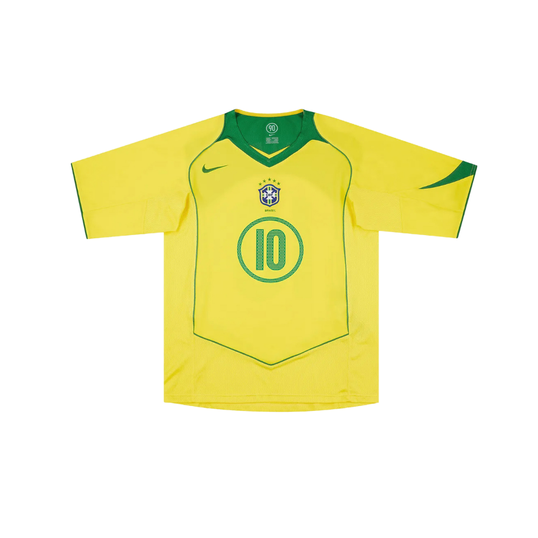 Brazil 2004 Home Jersey #10