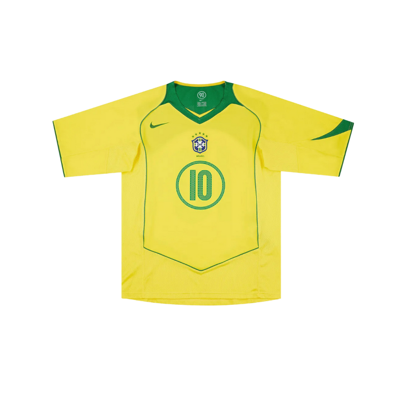 Brazil 2004 Home Jersey #10