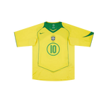 Brazil 2004 Home Jersey #10