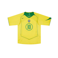 Brazil 2004 Home Jersey #10