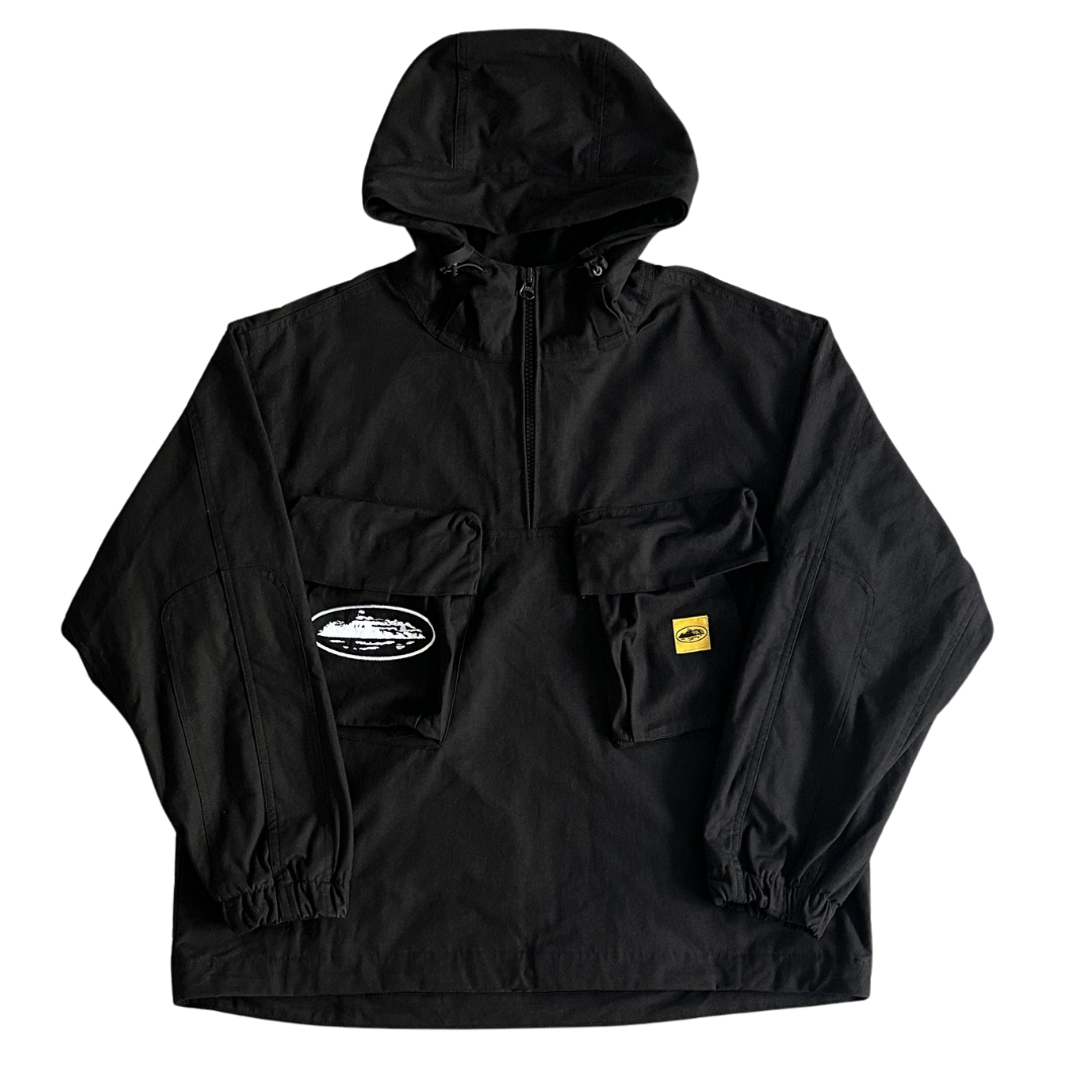 Corteiz Slant pocket military black jacket