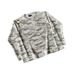 Camo Waffle Net Long Sleeve Tee