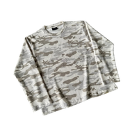 Camo Waffle Net Long Sleeve Tee