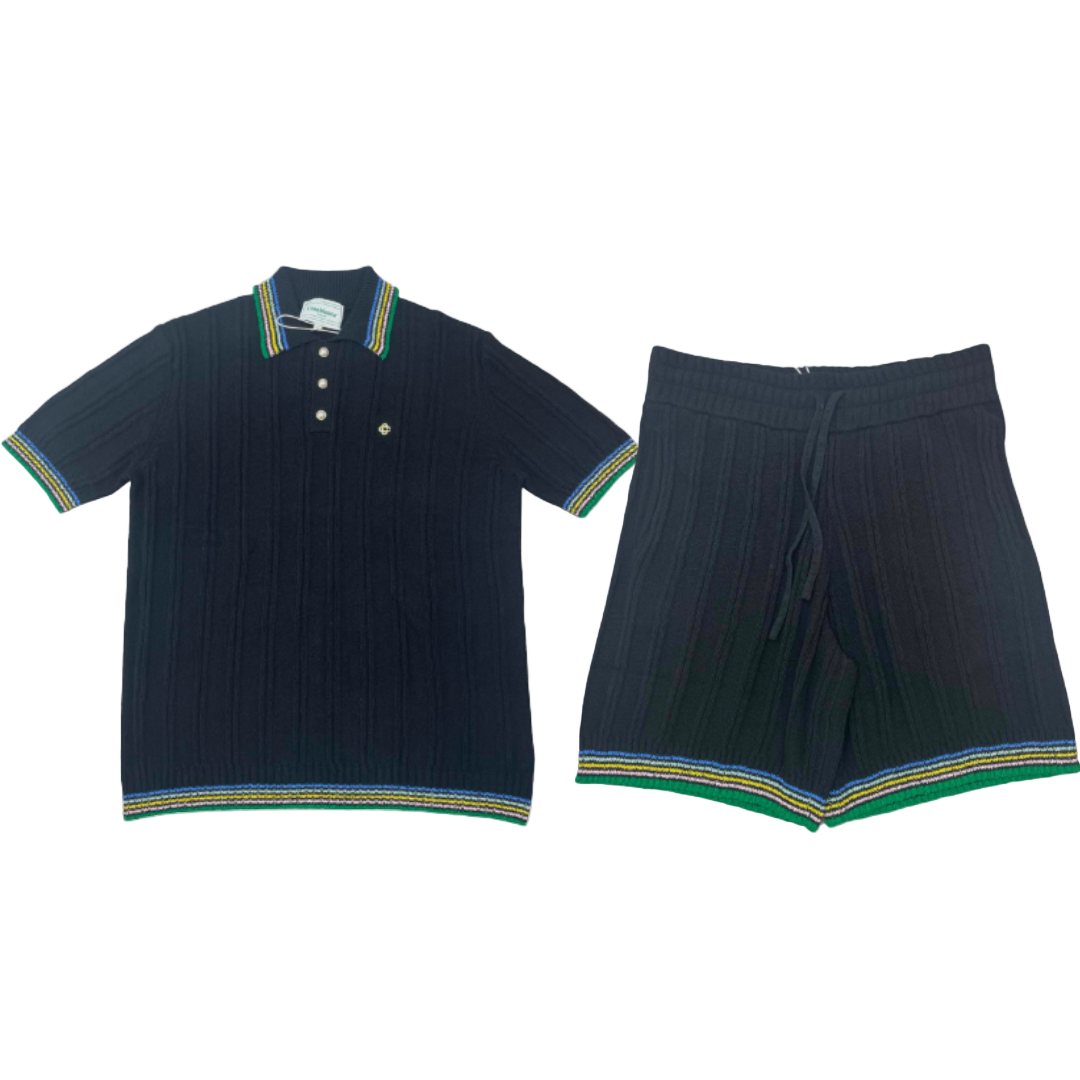 Casablanca Rib Boucle Polo Set's