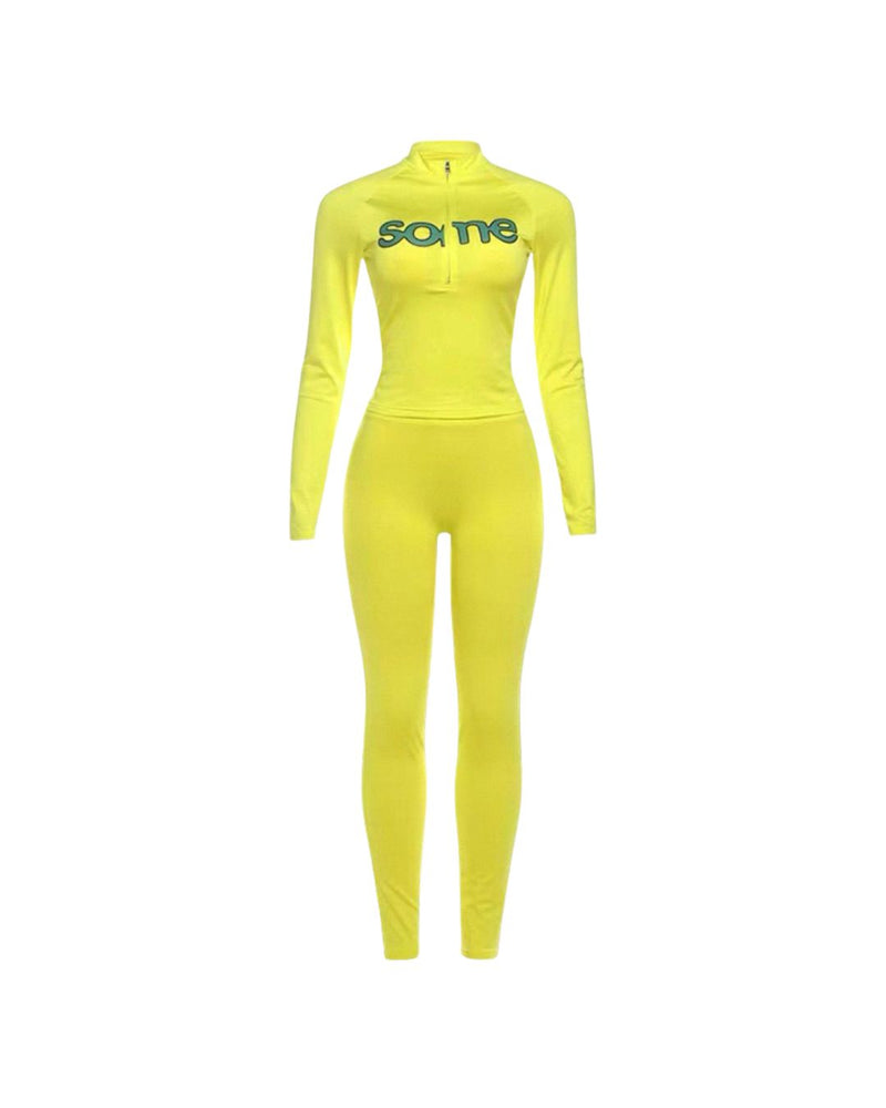 Body x Raven long set Yellow