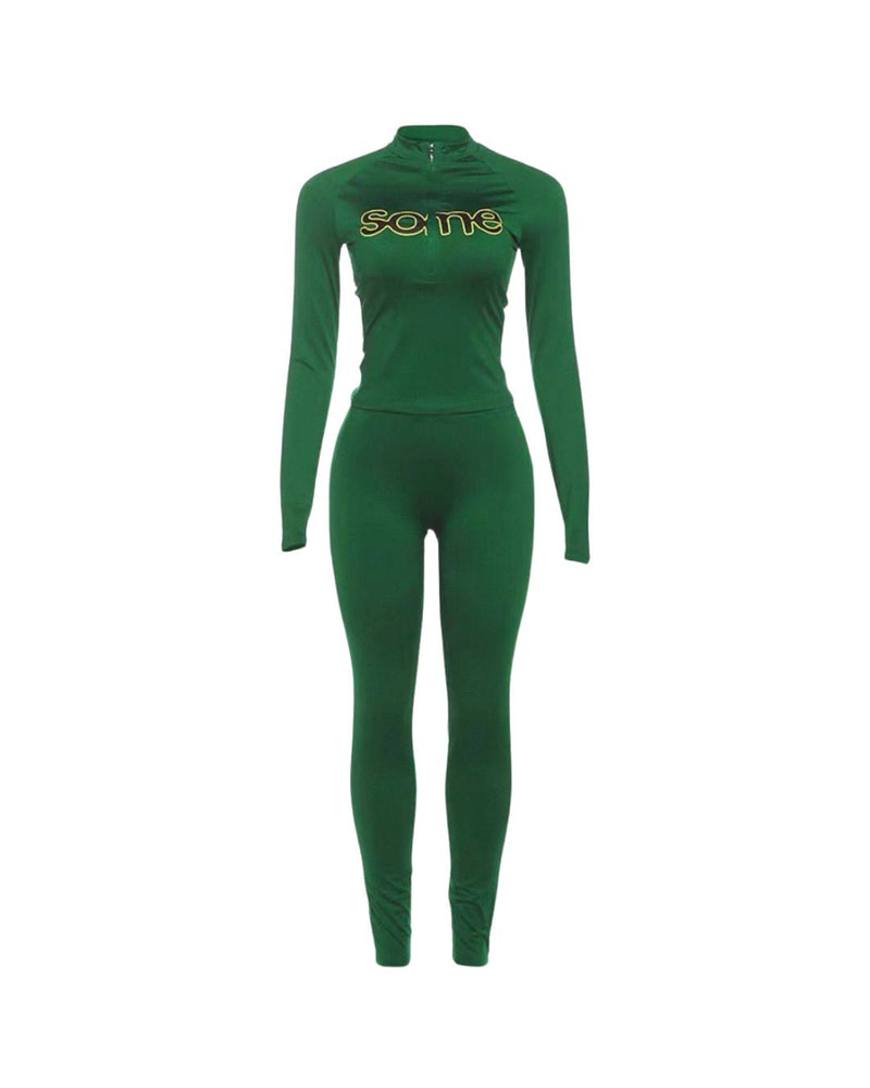 Body x Raven long set Green