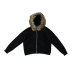Plain Fur Hoodie