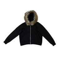 Plain Fur Hoodie