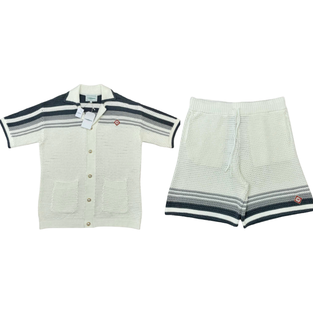 Casablanca Rib Boucle Polo Set's