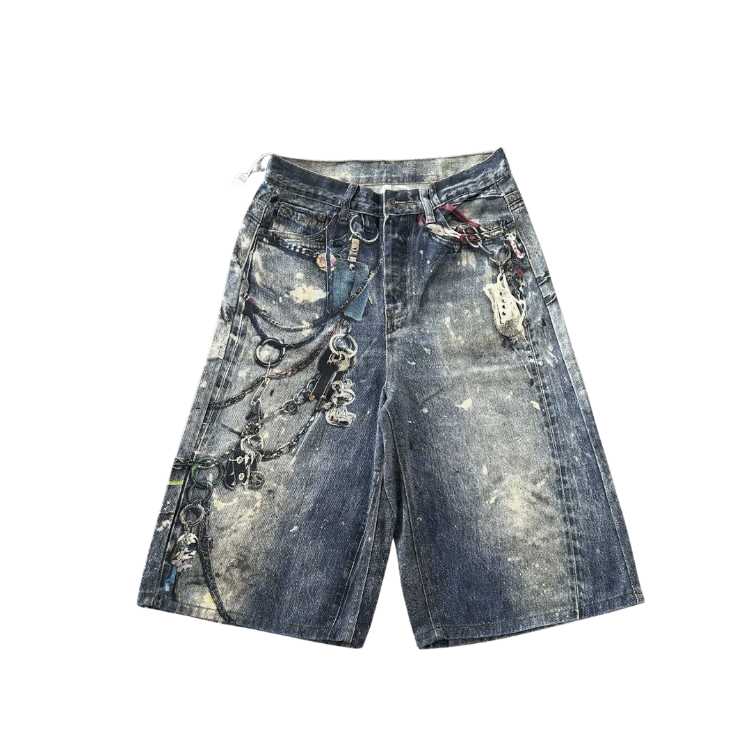 Acne Studios Wallet Chain Jorts