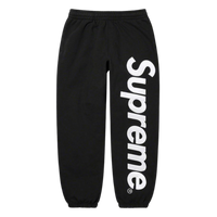 Supreme Logo Sweatpants Black