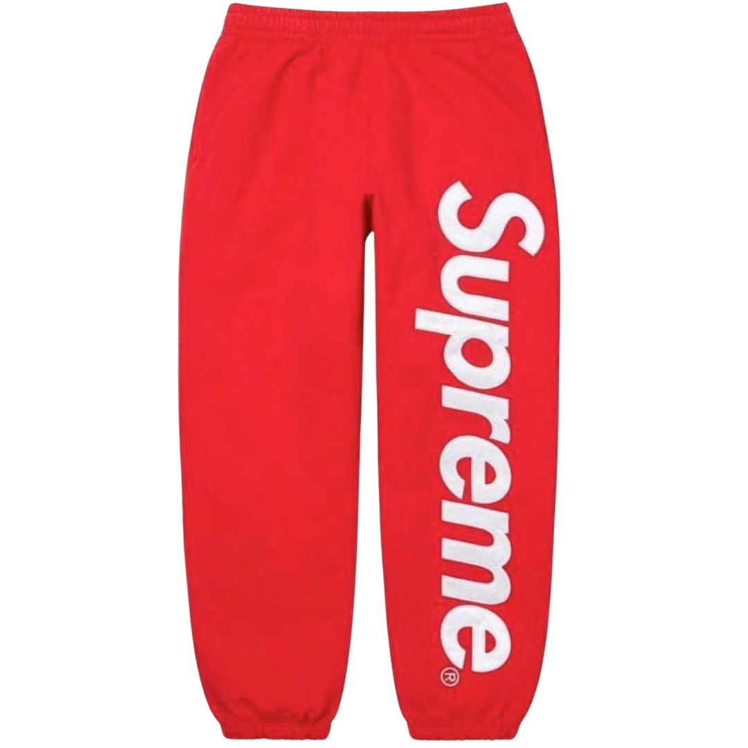Supreme Logo Sweatpants Black