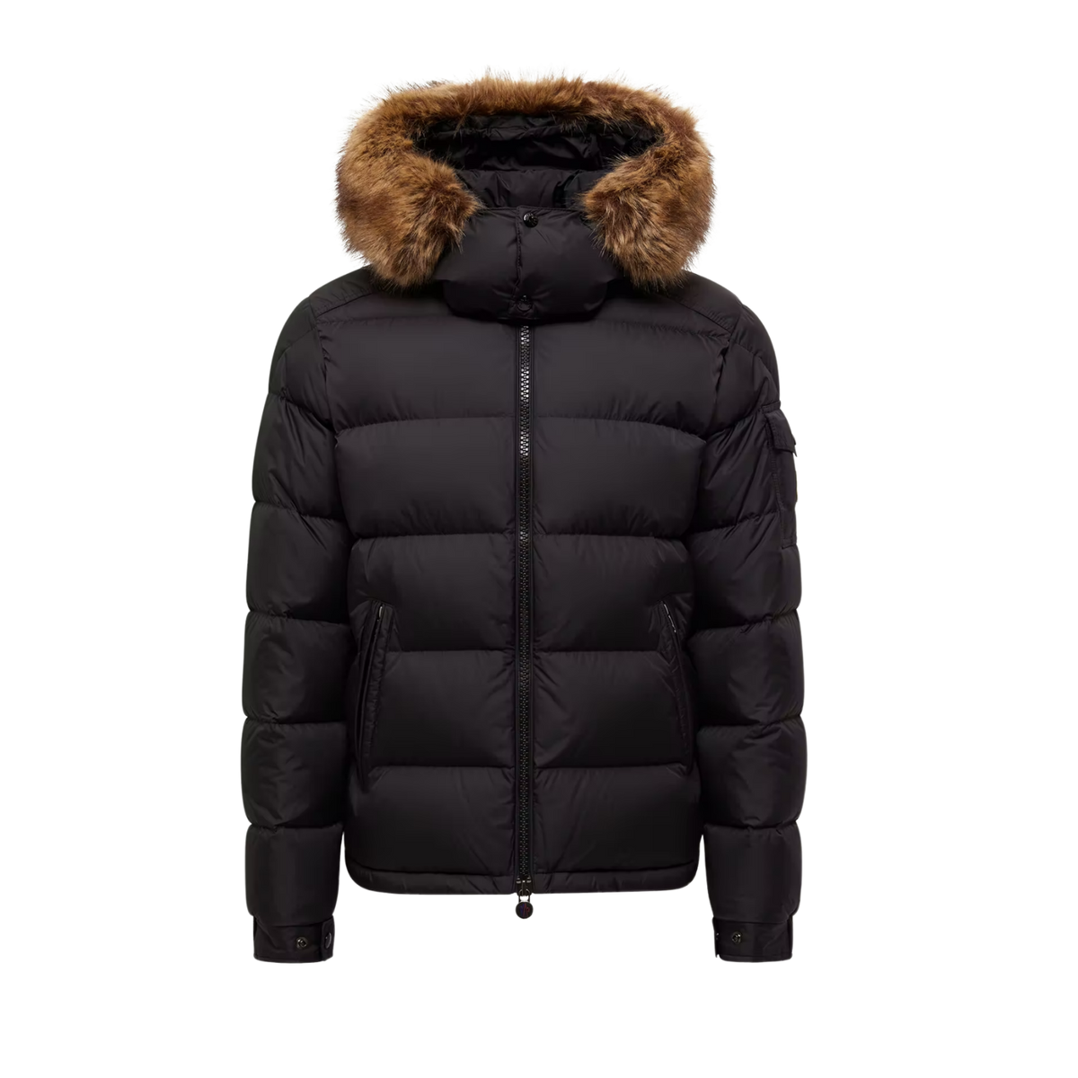 Moncler Vezere Hooded Puffer Jacket Fur