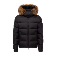 Moncler Vezere Hooded Puffer Jacket Fur