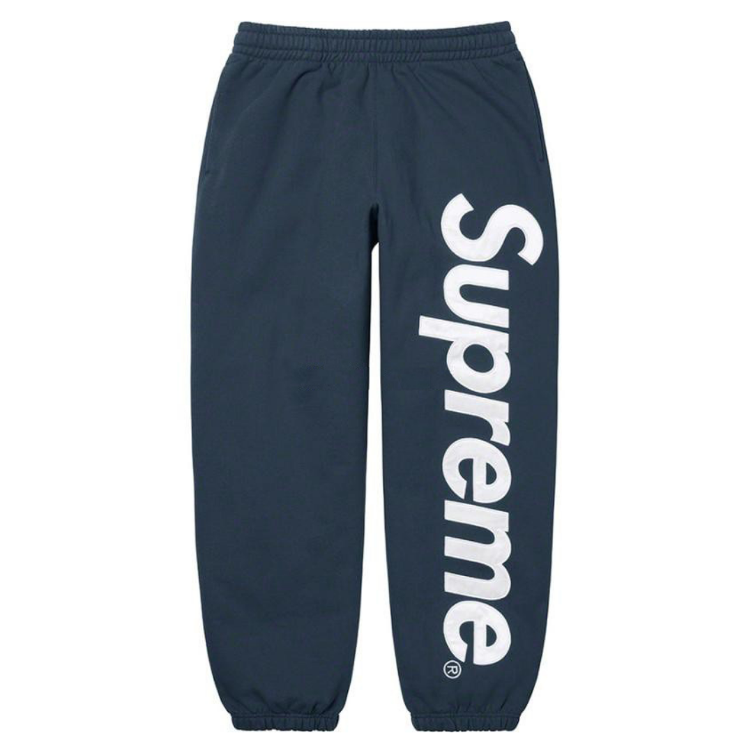 Supreme Logo Sweatpants Black