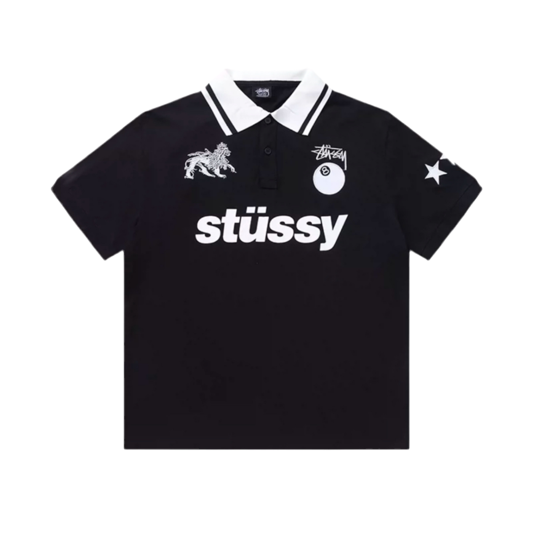STÜSSY Lion 8 Ball Polo Shirt