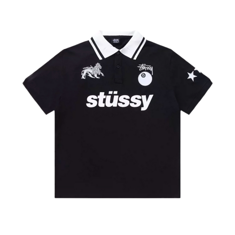 STÜSSY Lion 8 Ball Polo Shirt