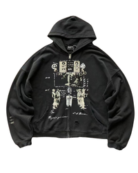 ERD Diaghilev's Grave zip-up hoodie