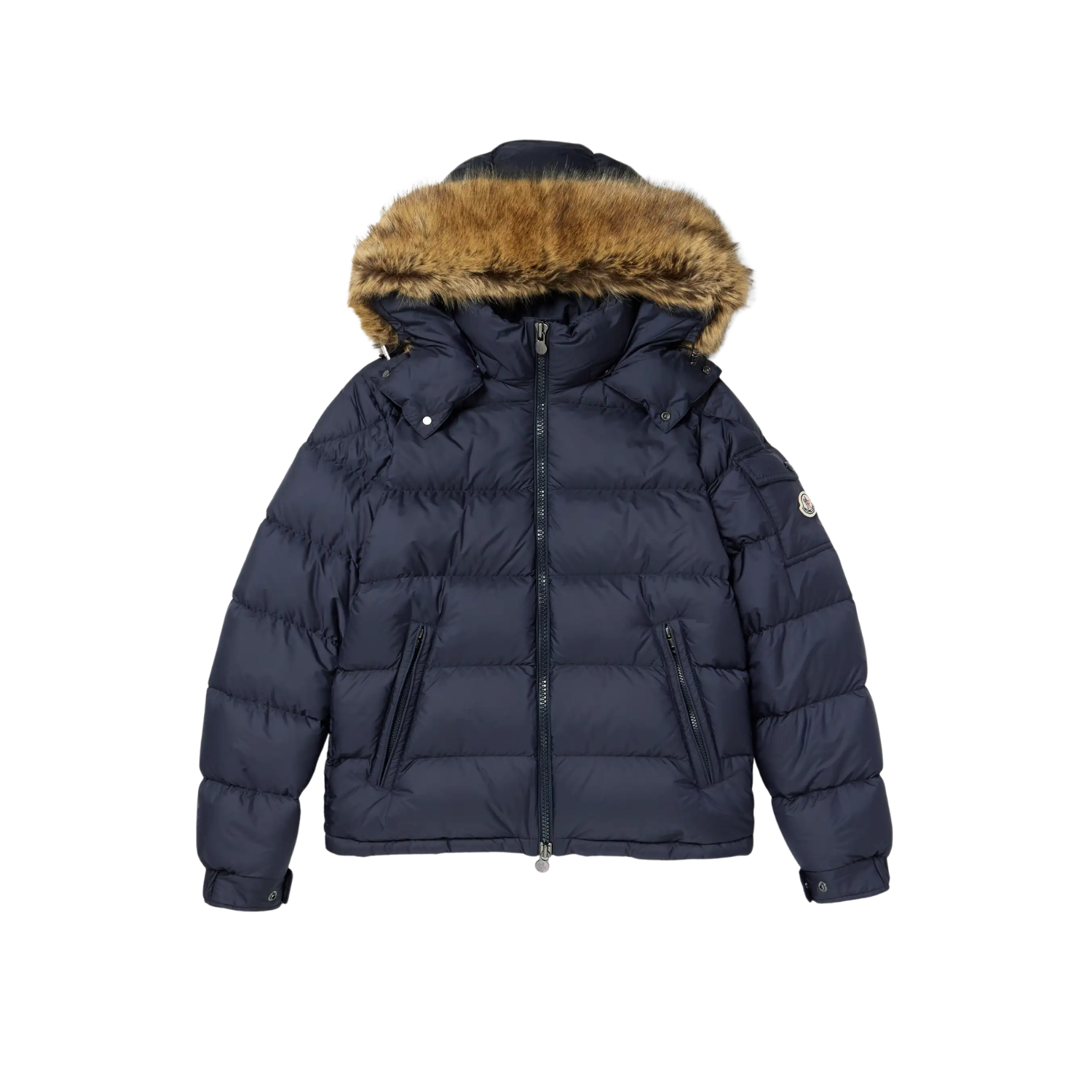 Moncler Vezere Hooded Puffer Jacket Fur