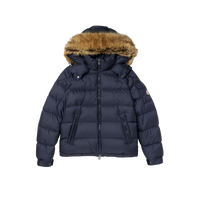 Moncler Vezere Hooded Puffer Jacket Fur