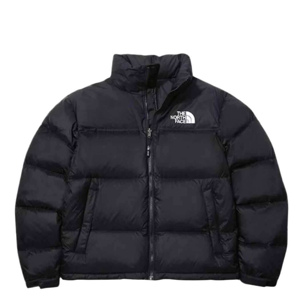 Retro North Face Nuptse down puffer jacket black