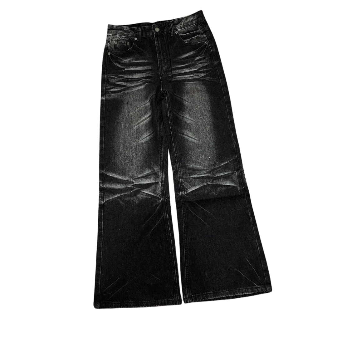 Heavy Washed Black Jeans
