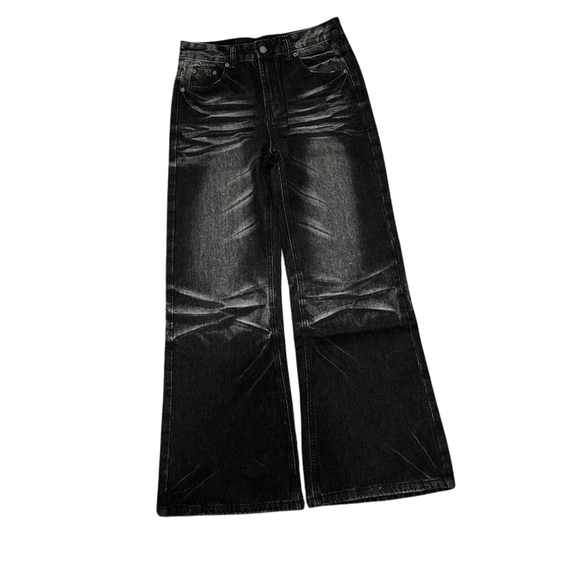 Heavy Washed Black Jeans