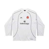 BALENCIAGA Paris Soccer Long Sleeve Oversized T-shirt