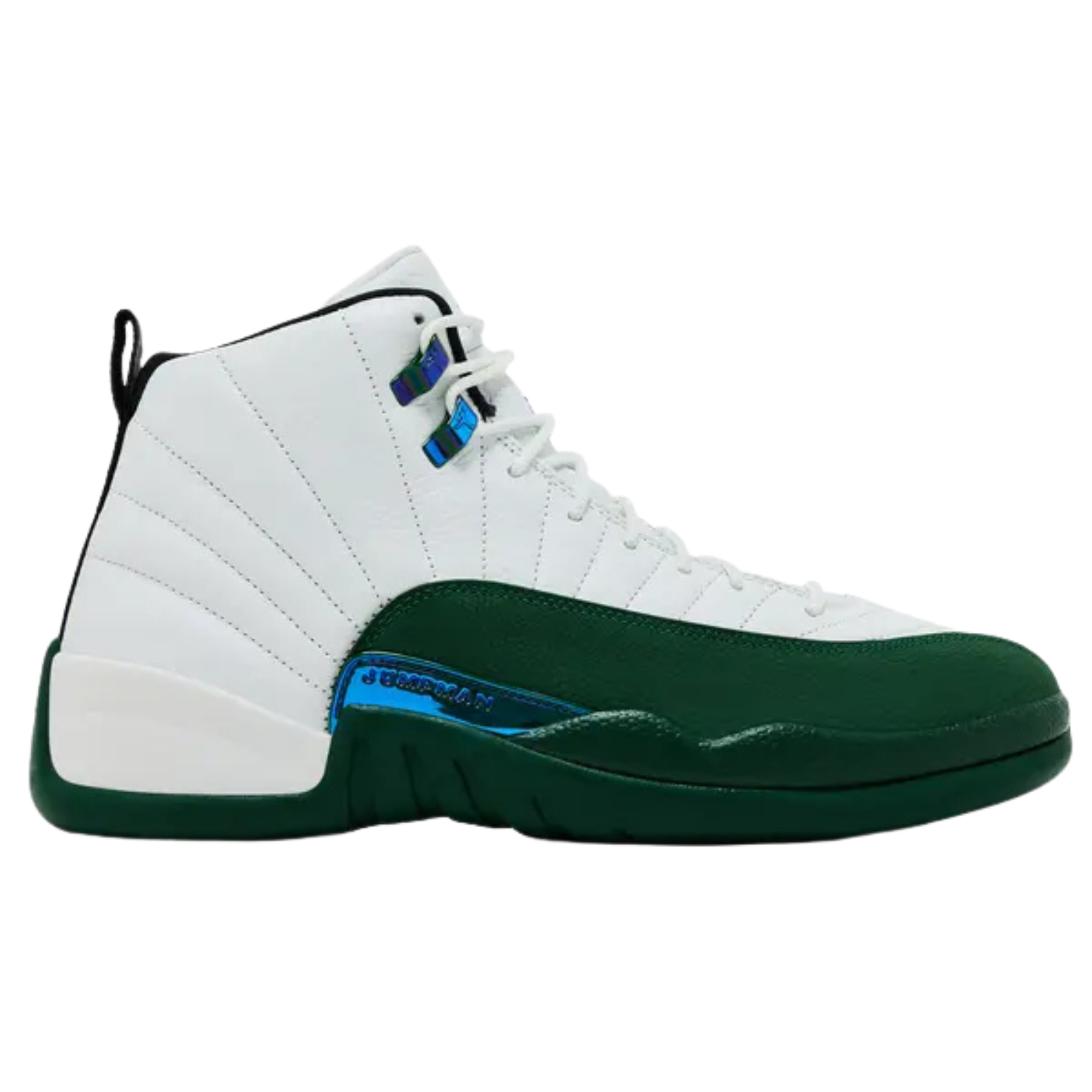 Air Jordan 12 white and green