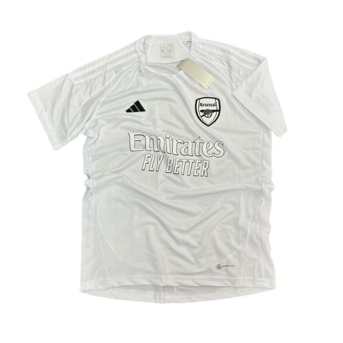 Arsenal white football jersey