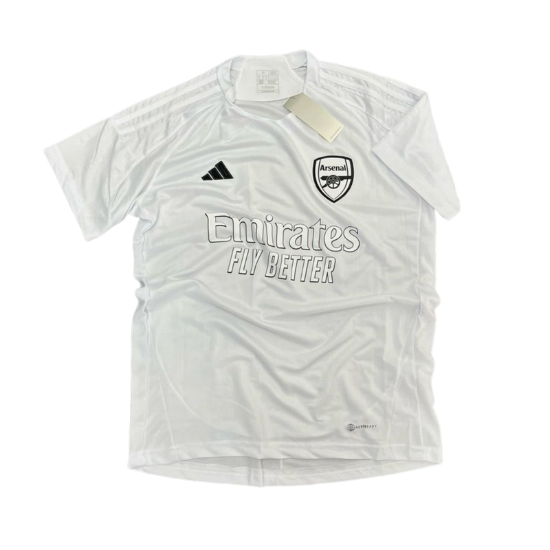 Arsenal white football jersey