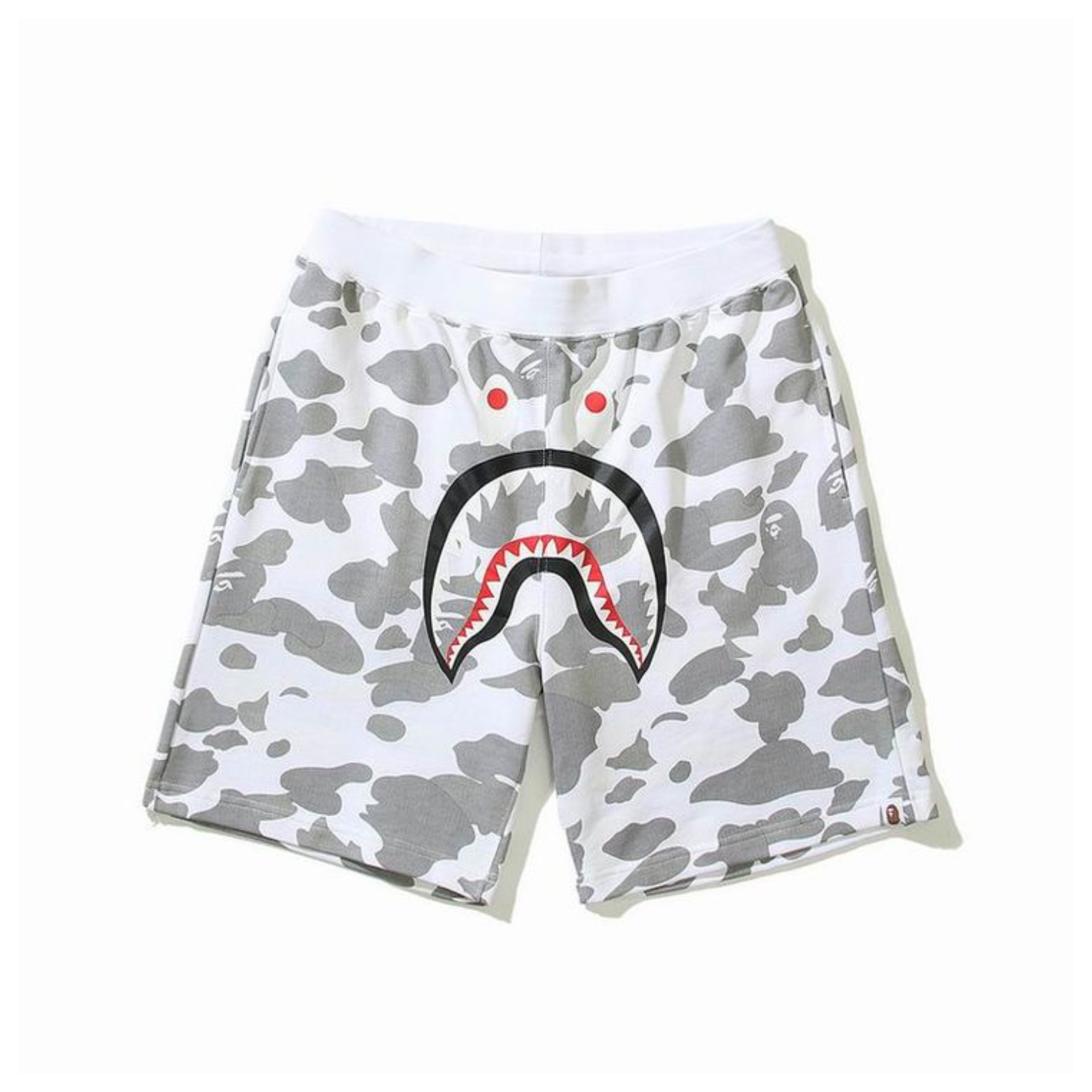 BAPE Shark camo shorts