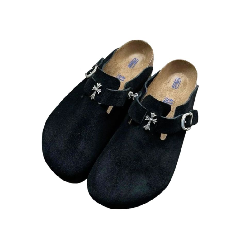 Chrome Hearts Boston style clog