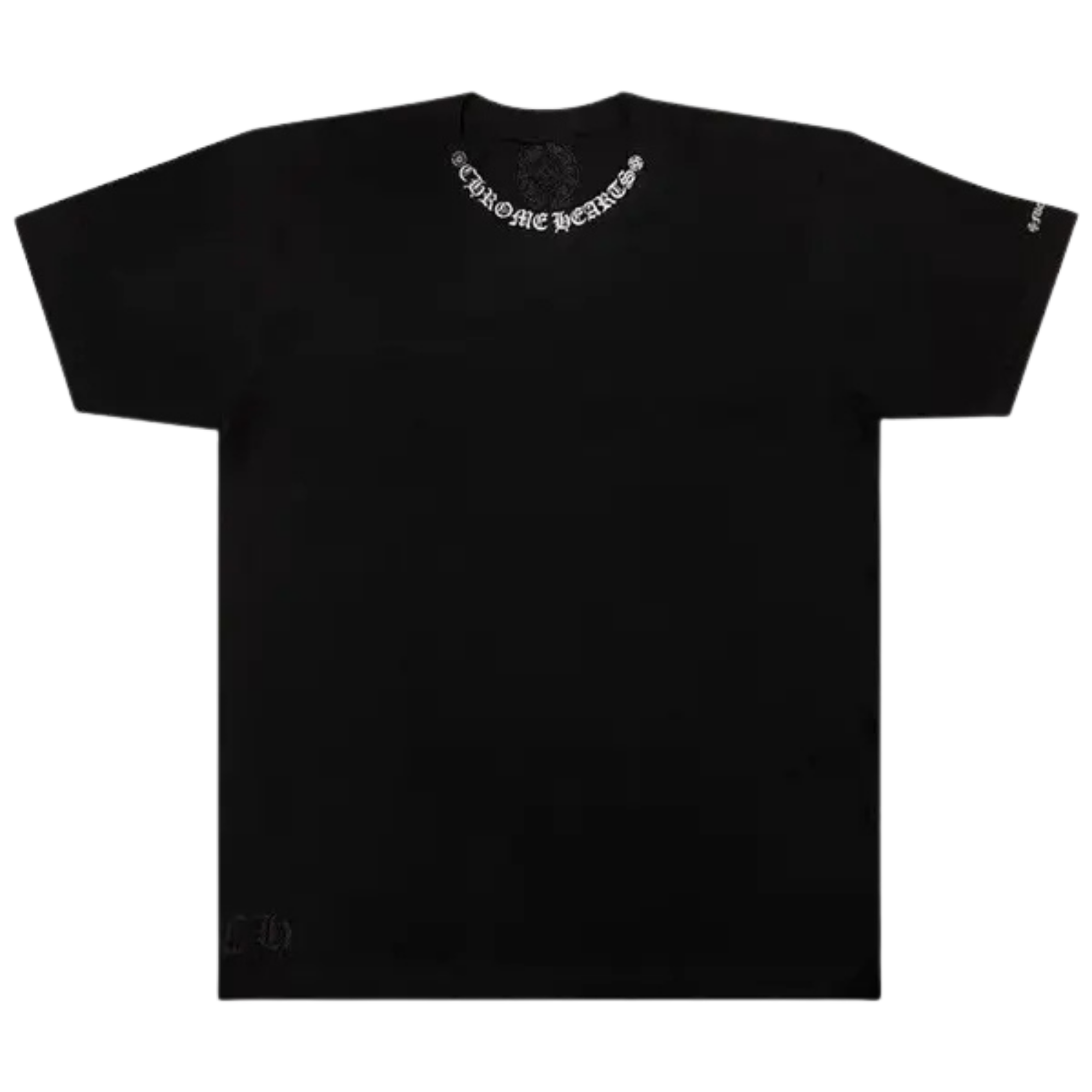 Chrome Hearts Neck Logo T-Shirt in black