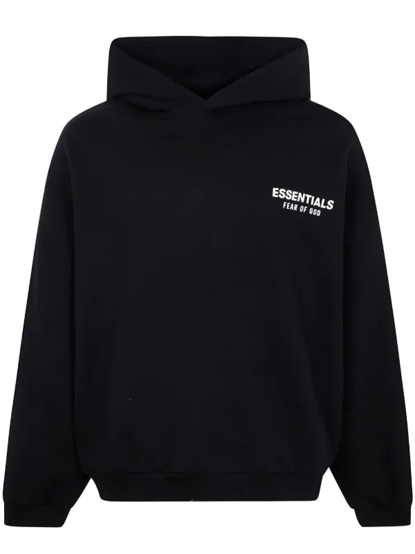Fear of God ESSENTIALS Hoodie Black - front