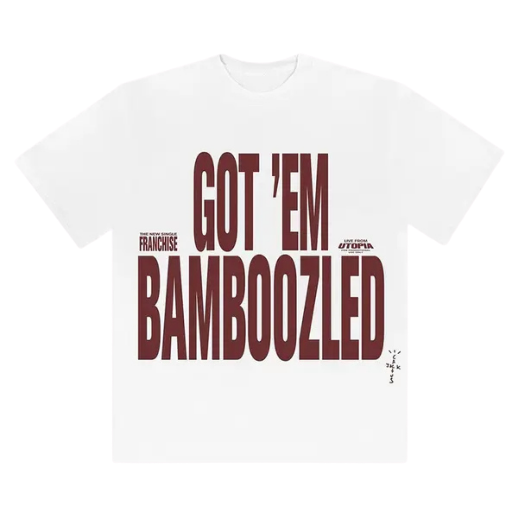 Got 'Em Bamboozled Graphic T-Shirt in white
