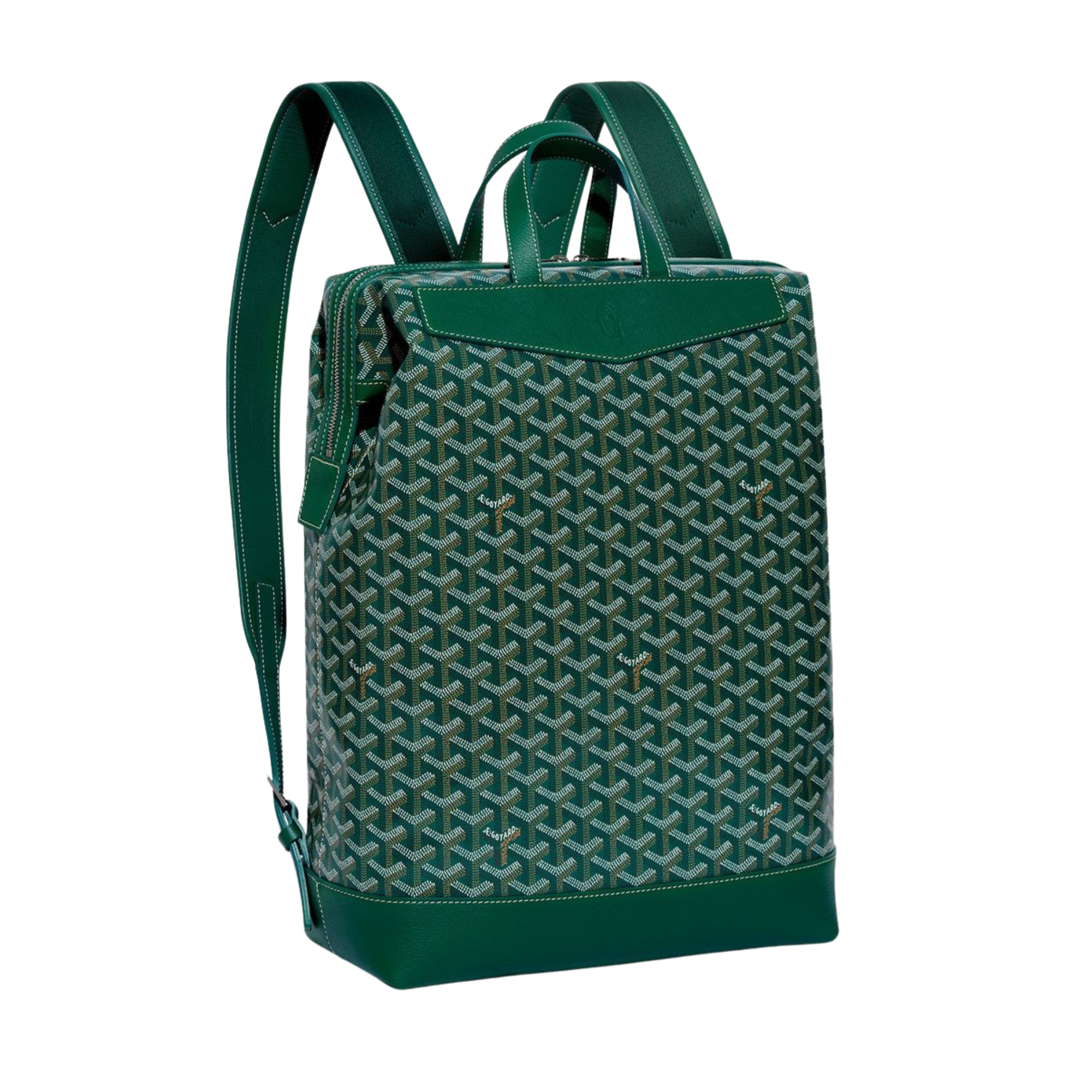 Goyard green backpack