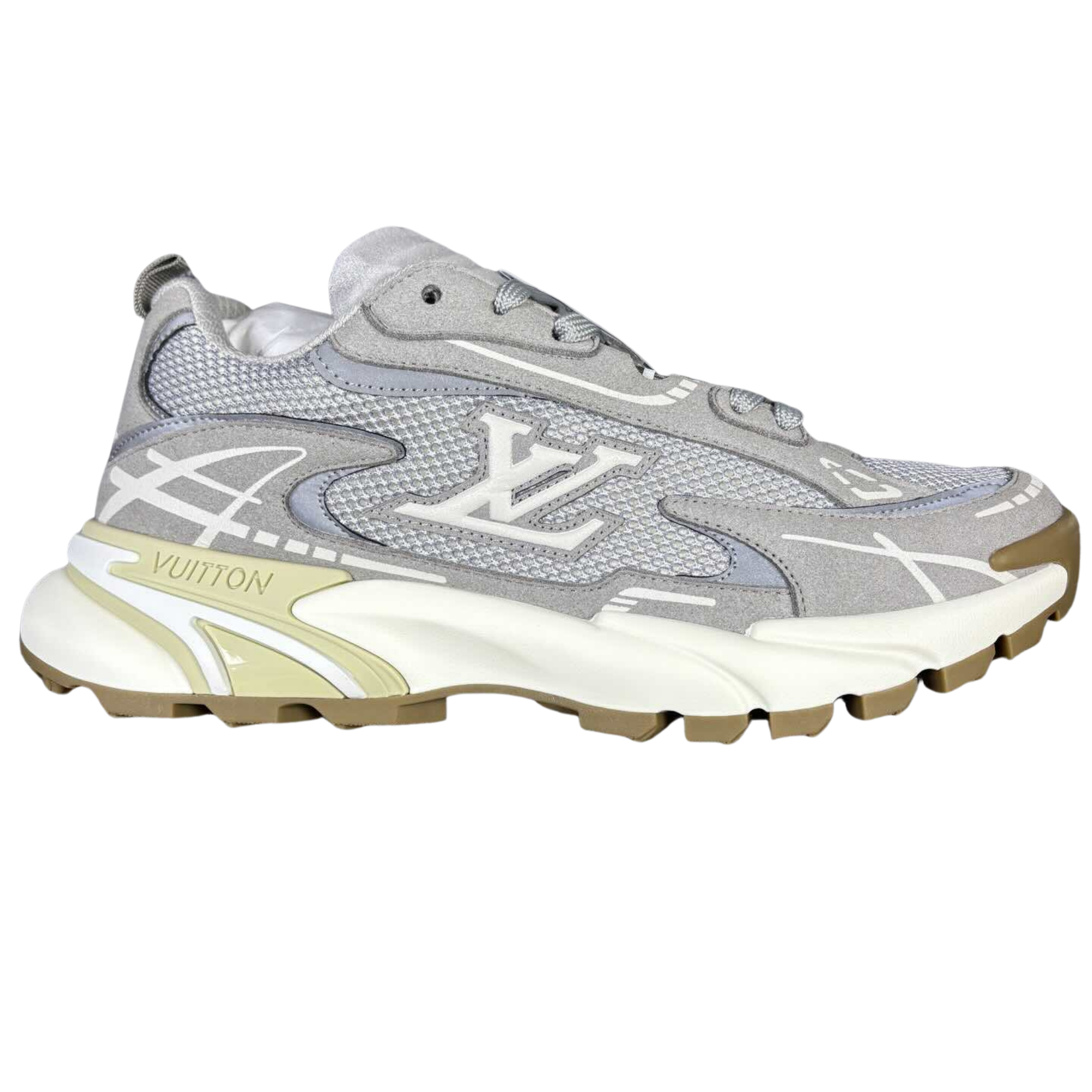 Louis Vuitton LV Runner Tatic silver white