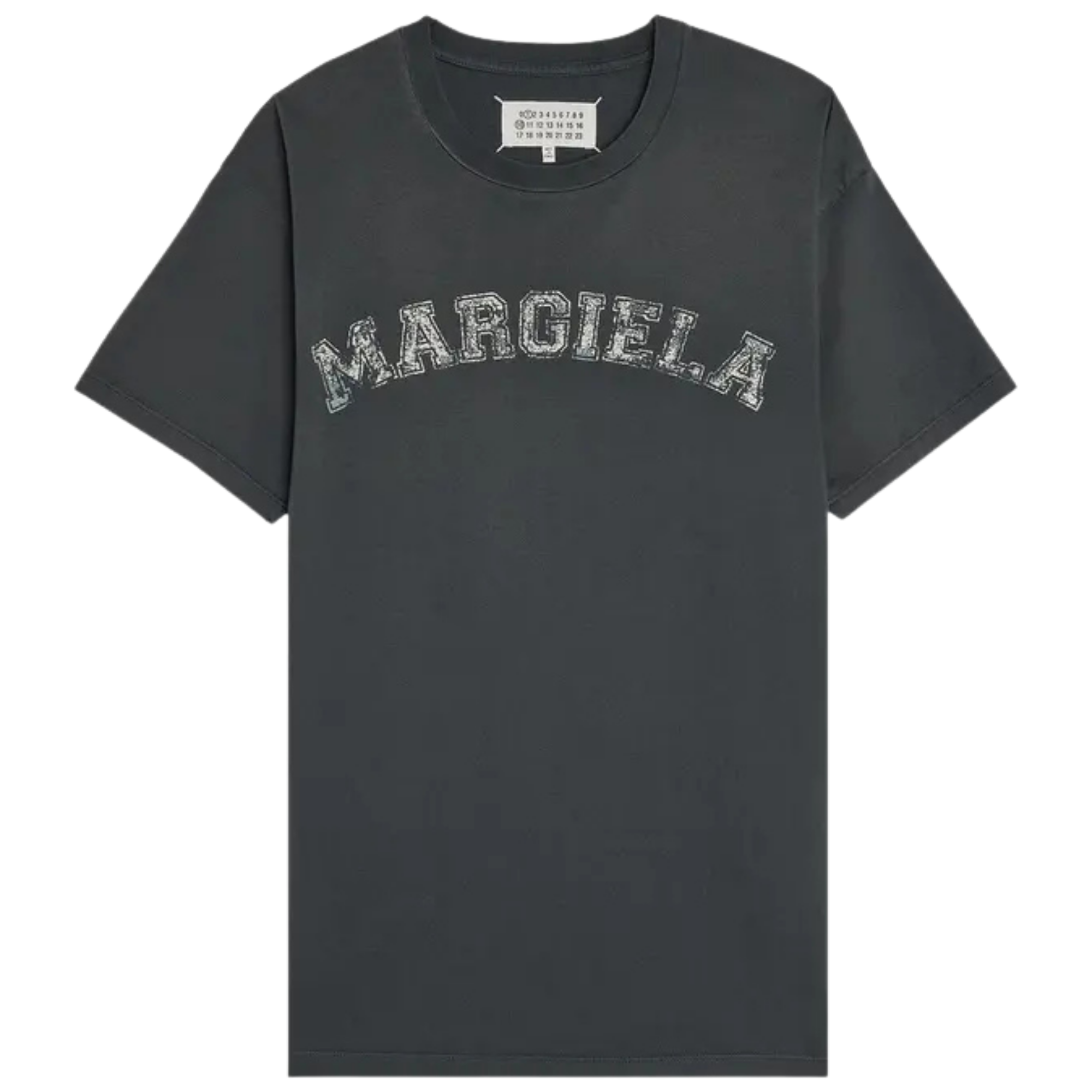 Maison Margiela Logo T-Shirt in charcoal