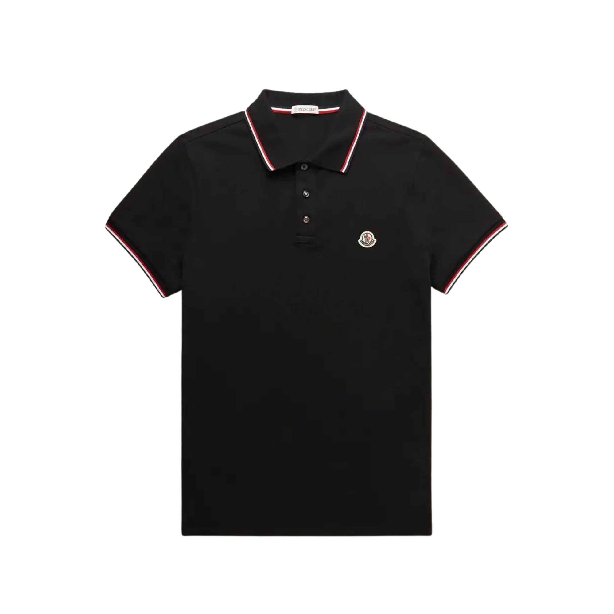 Moncler black polo shirt