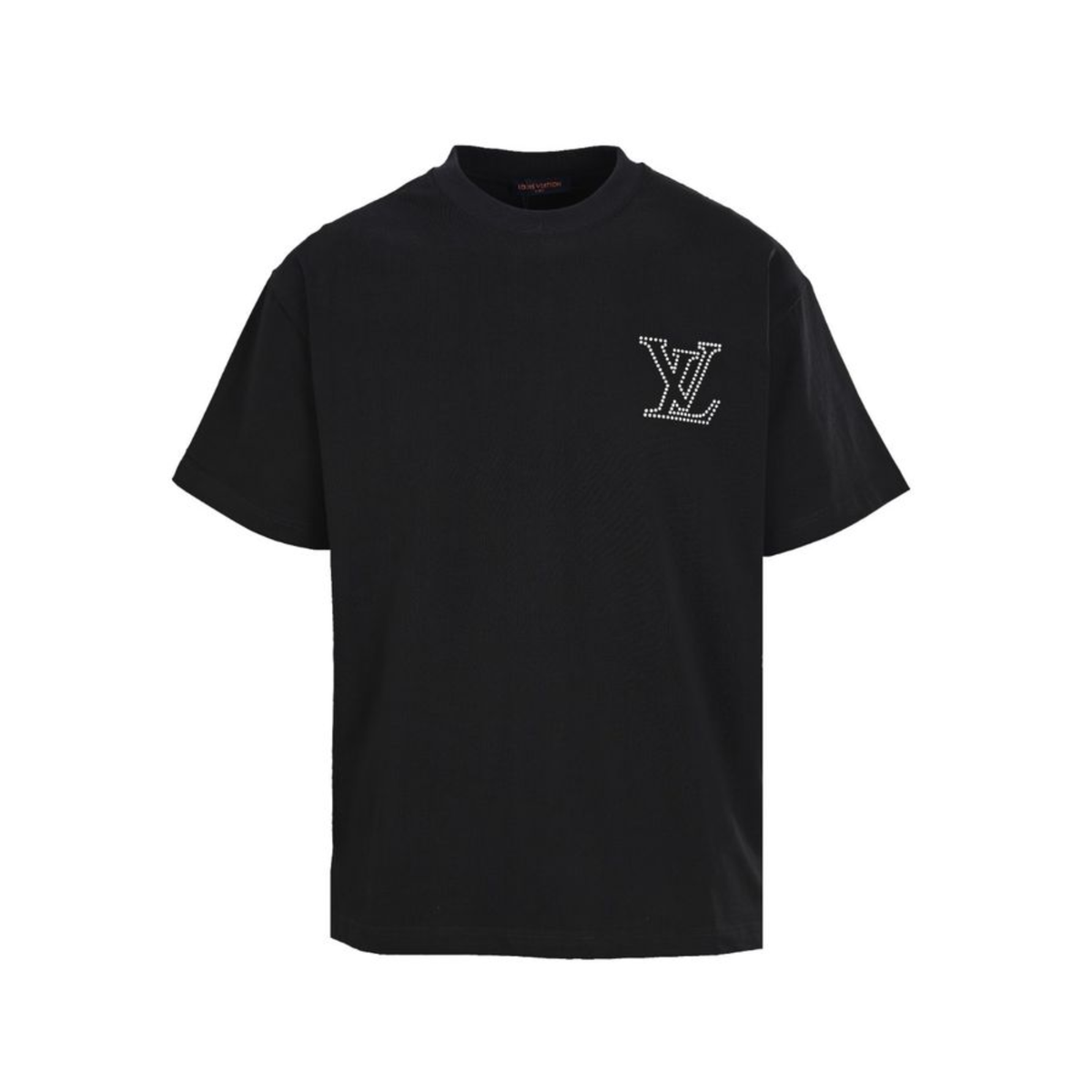 Louis Vuitton varsity logo black T-shirt