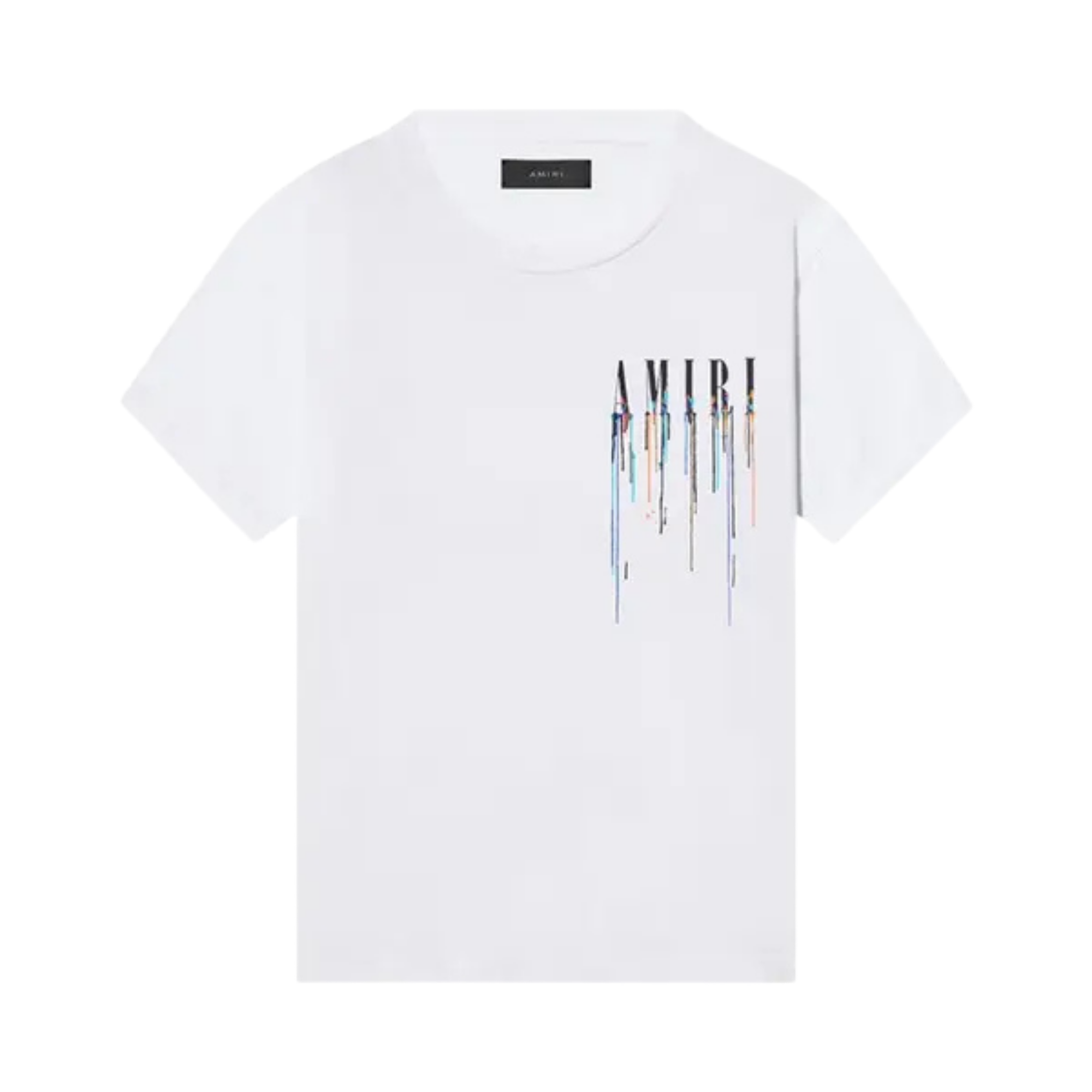 Paint Drip Logo T-Shirt in white