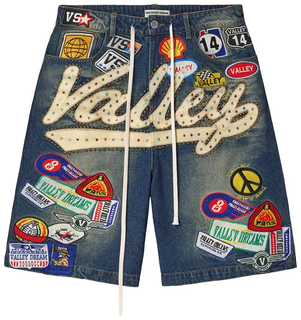 Vale Forever 1980s Jorts Blue